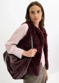 Mujer bonprix bonprix Chaleco de pelo sintético