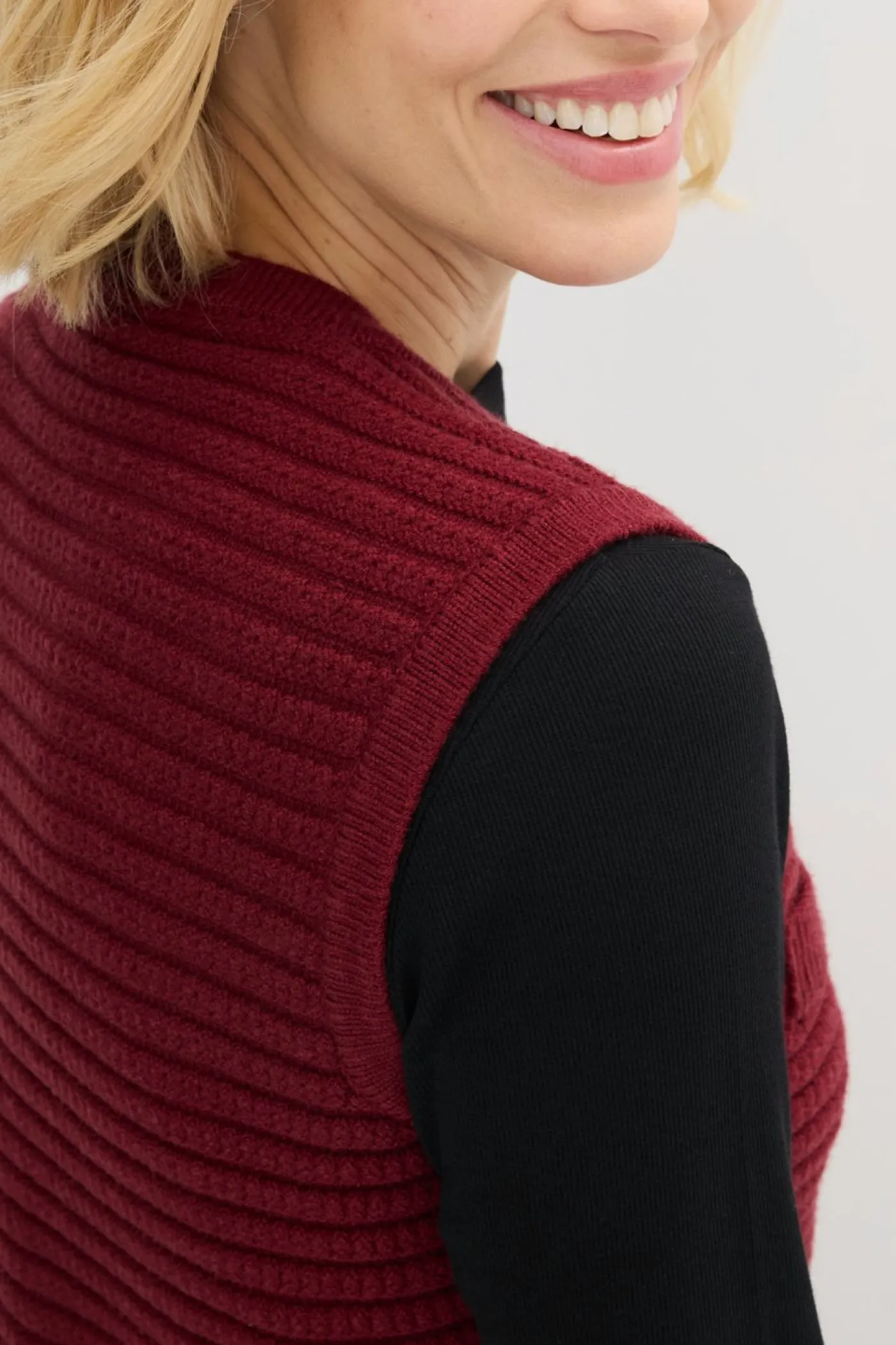 Mujer bonprix bonprix Chaleco de punto con contenido de viscosa