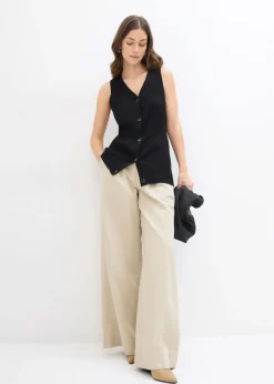 Mujer bonprix bonprix Chaleco de punto de canalé