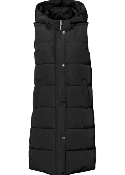 Mujer bonprix bonprix Chaleco guateado con capucha