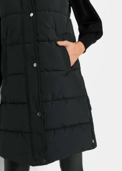 Mujer bonprix bonprix Chaleco guateado con capucha