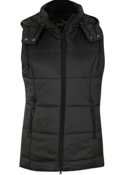Mujer bonprix bonprix Chaleco guateado con capucha desmontable