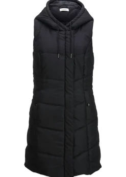 bonprix bonprix Chaquetas Y Abrigos>Chaleco guateado de poliéster reciclado Negro