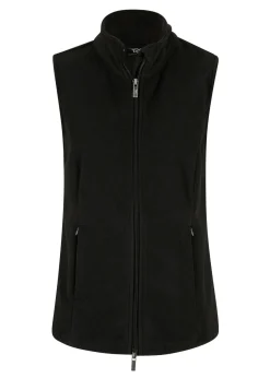 bonprix bonprix Ropa Cómoda|Chaquetas Y Abrigos>Chaleco polar con bolsillos Negro