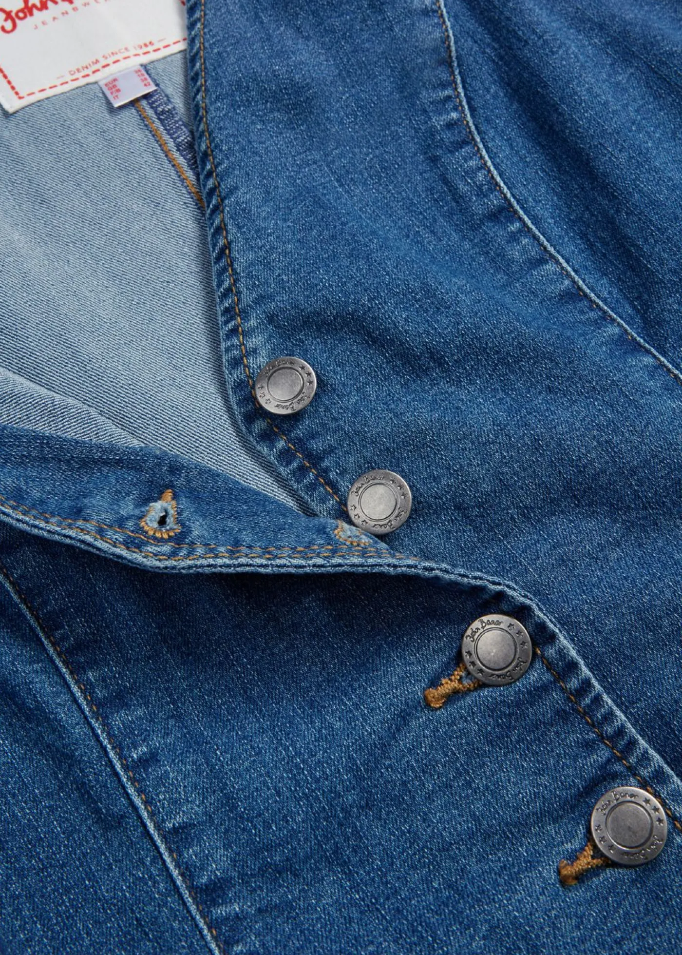 bonprix bonprix Chaquetas Y Abrigos>Chaleco vaquero elástico Denim