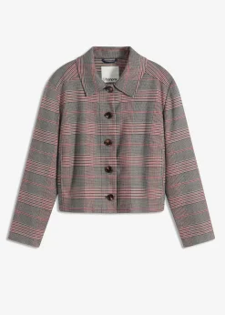 bonprix bonprix Chaquetas Y Abrigos>Chaqueta marrón-beige a cuadros