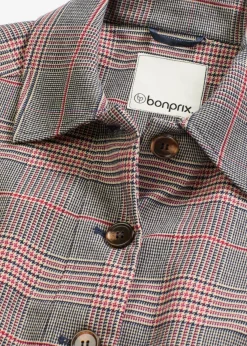 bonprix bonprix Chaquetas Y Abrigos>Chaqueta marrón-beige a cuadros