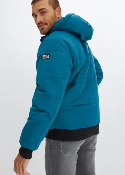 Hombre bonprix bonprix Chaqueta acolchada de invierno tipo cazadora con capucha