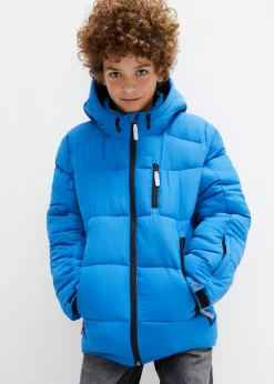 bonprix bonprix Ropa 9 A 16 Años·Chaquetas Y Ropa Outdoor>Chaqueta acolchada de invierno con forro cálido y capucha Azul