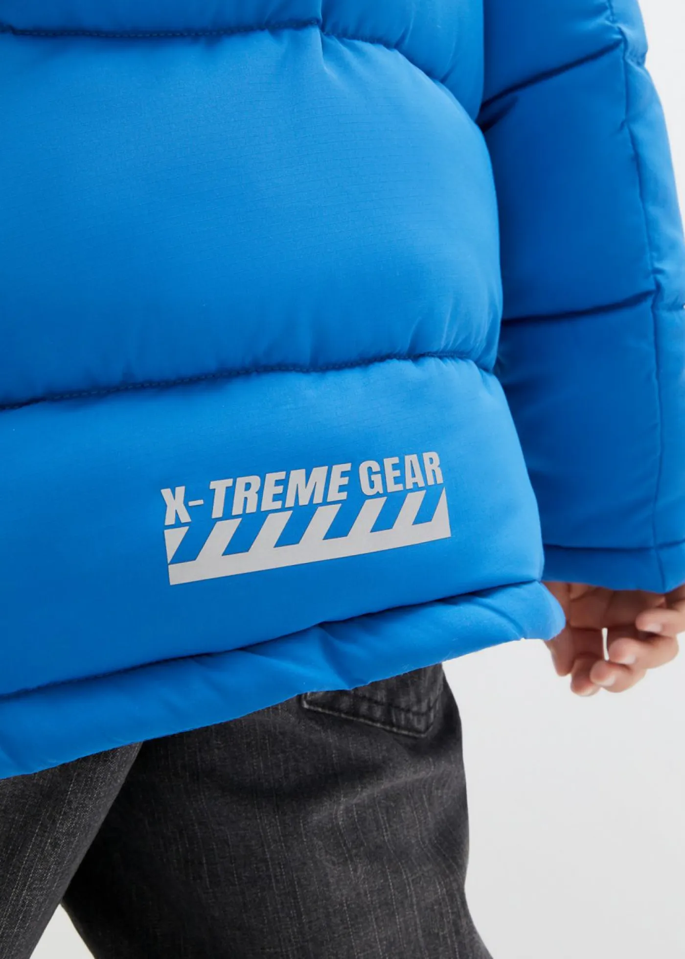 bonprix bonprix Ropa 9 A 16 Años·Chaquetas Y Ropa Outdoor>Chaqueta acolchada de invierno con forro cálido y capucha Azul