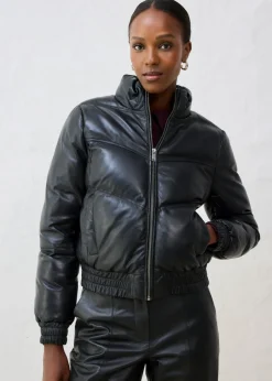 Mujer bonprix bonprix Chaqueta acolchada de napa de cordero