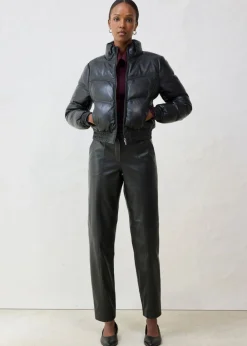 Mujer bonprix bonprix Chaqueta acolchada de napa de cordero