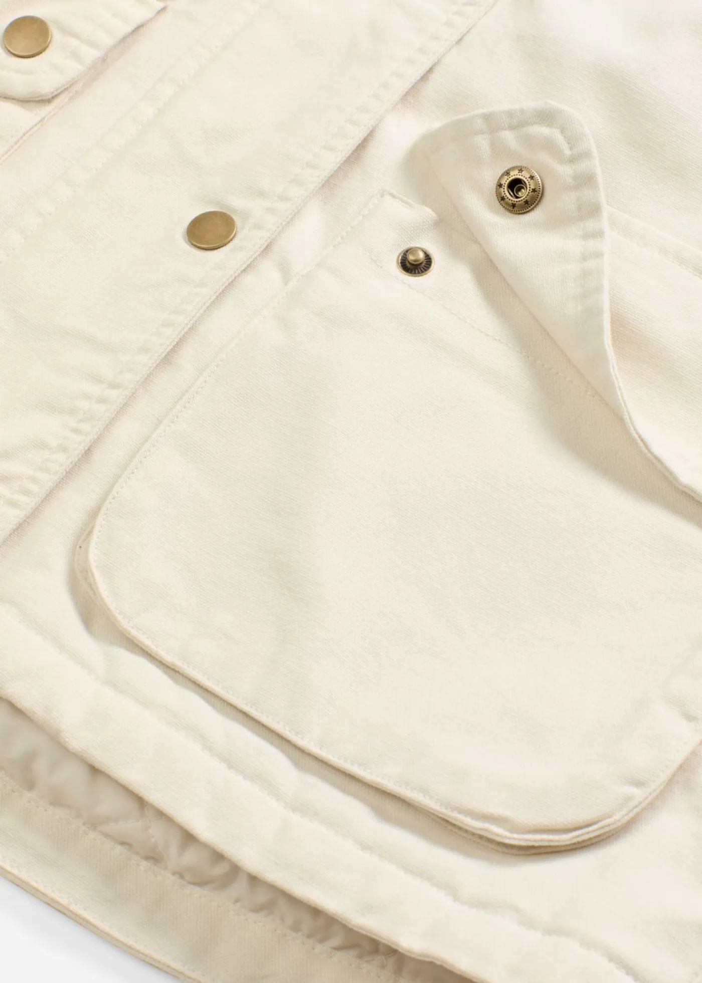 bonprix bonprix Chaquetas Y Abrigos>Chaqueta acolchada de sarga Beige natural