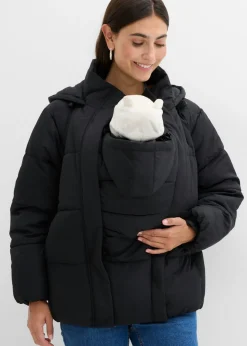 Mujer bonprix bonprix Chaqueta acolchada premamá 3 en 1 repelente al agua con inserto para porteo