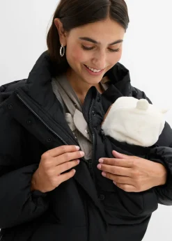 Mujer bonprix bonprix Chaqueta acolchada premamá 3 en 1 repelente al agua con inserto para porteo