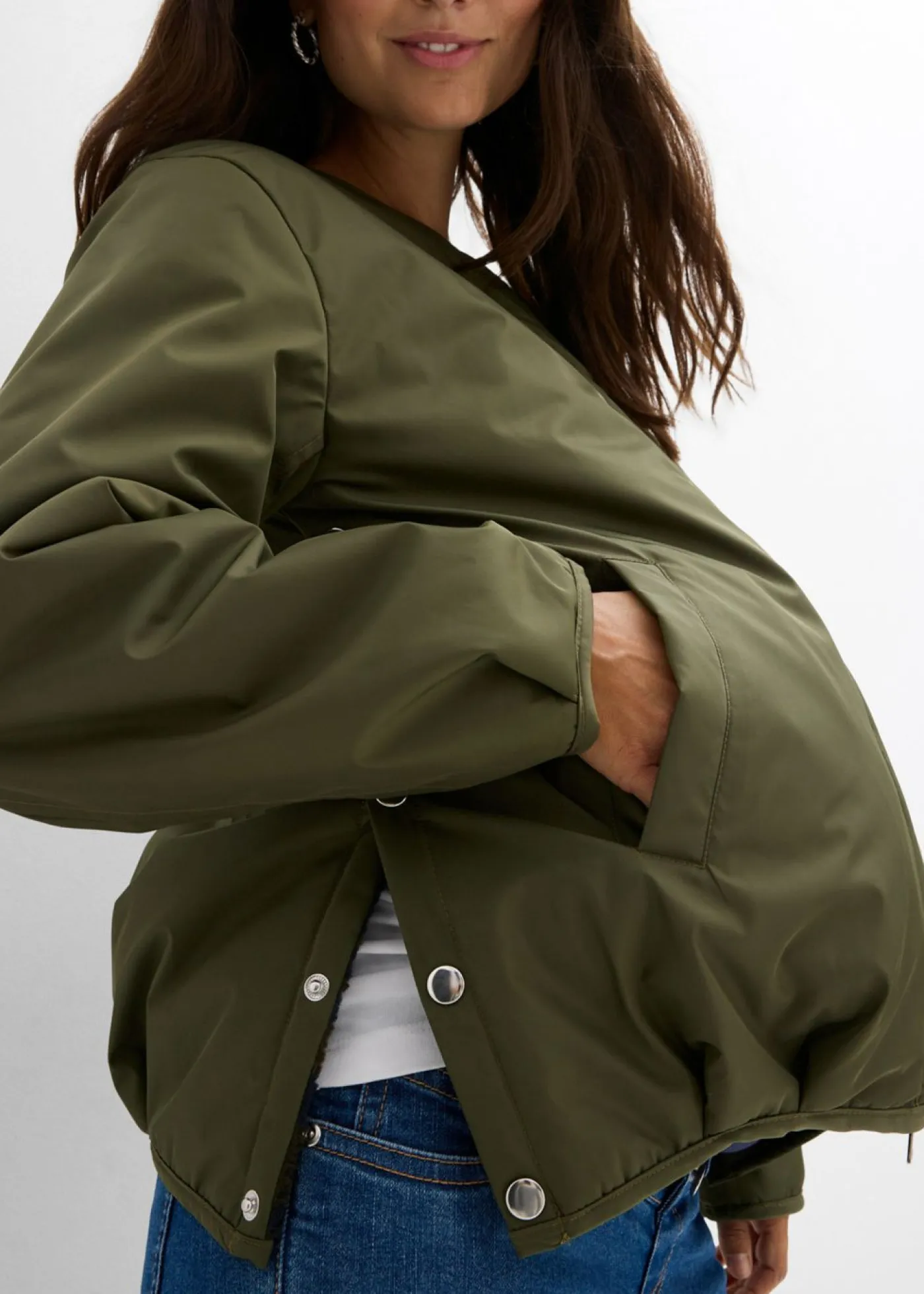 Mujer bonprix bonprix Chaqueta bomber reversible 4 en 1 con inserto de porteo