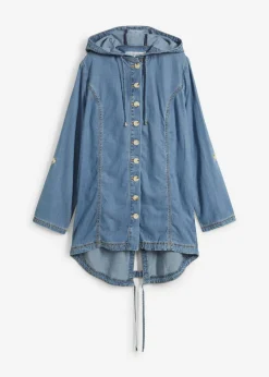 Mujer bonprix bonprix Chaqueta camisera con lino refrescante