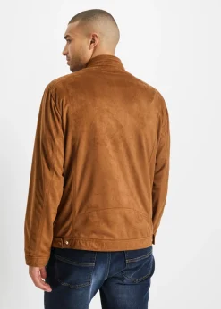 Hombre bonprix bonprix Chaqueta con aspecto de ante