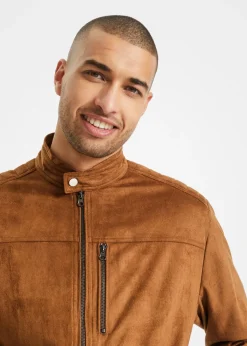 Hombre bonprix bonprix Chaqueta con aspecto de ante