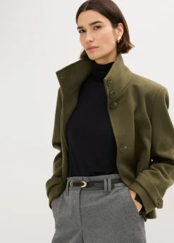 Mujer bonprix bonprix Chaqueta con aspecto de lana