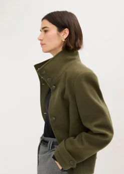 Mujer bonprix bonprix Chaqueta con aspecto de lana