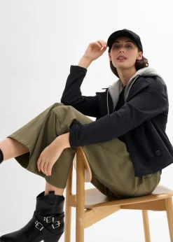 Mujer bonprix bonprix Chaqueta con capucha desmontable