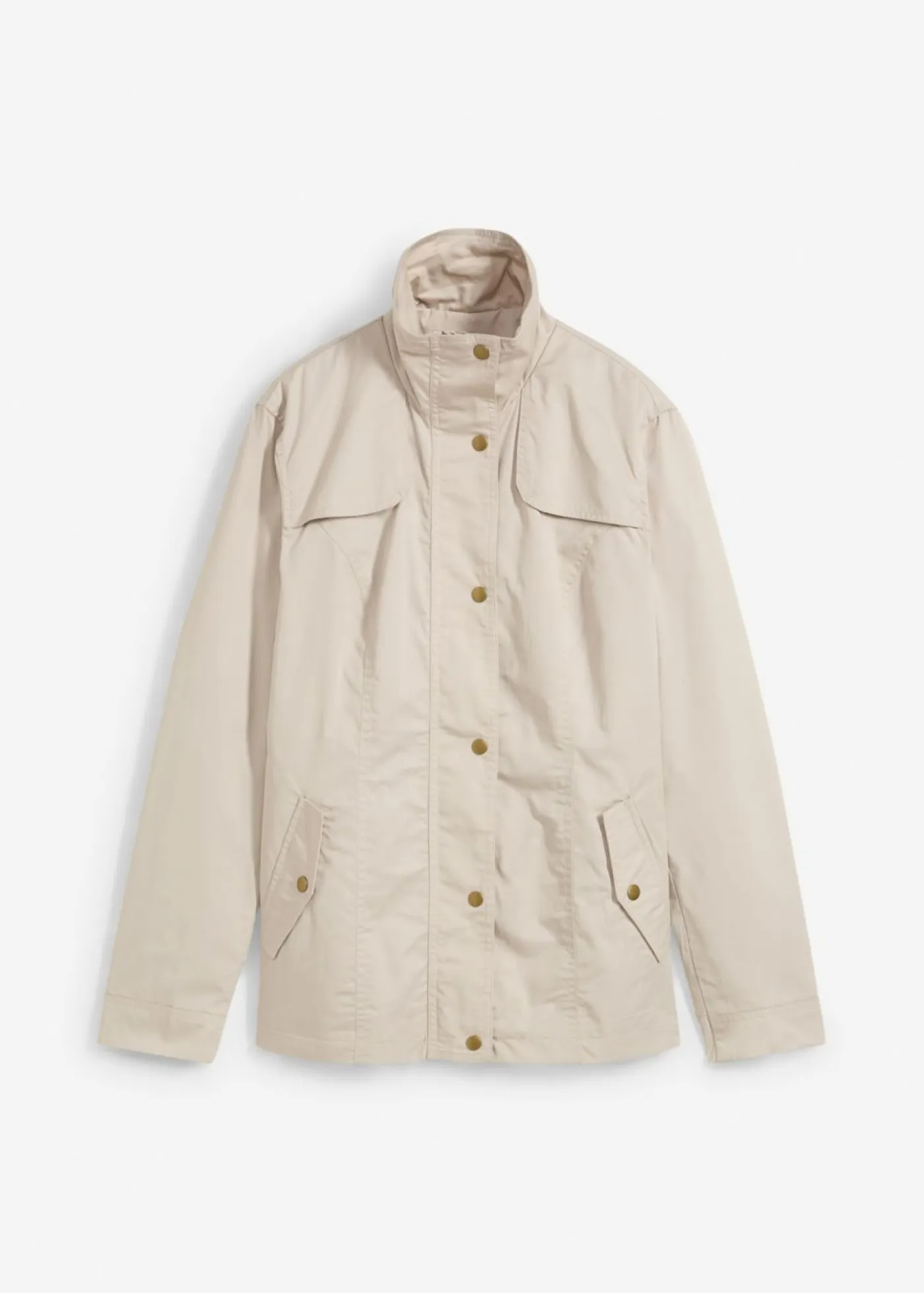 bonprix bonprix Chaquetas Y Abrigos>Chaqueta con cuello alto gris piedra