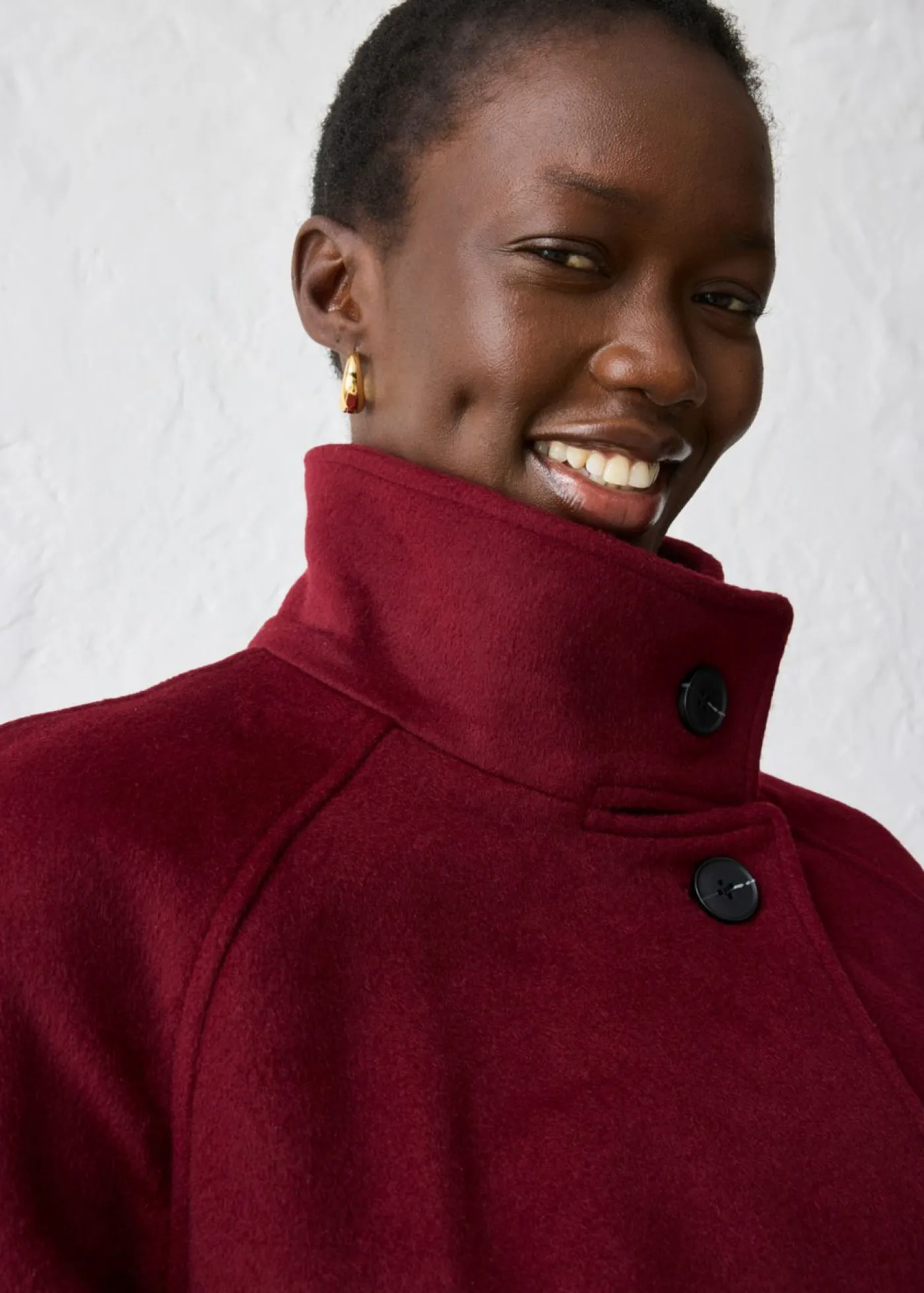 Mujer bonprix bonprix Chaqueta con suave contenido de lana