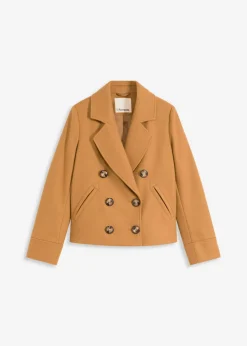 Mujer bonprix bonprix Chaqueta corta con aspecto de lana