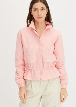 Mujer bonprix bonprix Chaqueta corta con cordón ajustable en la cintura