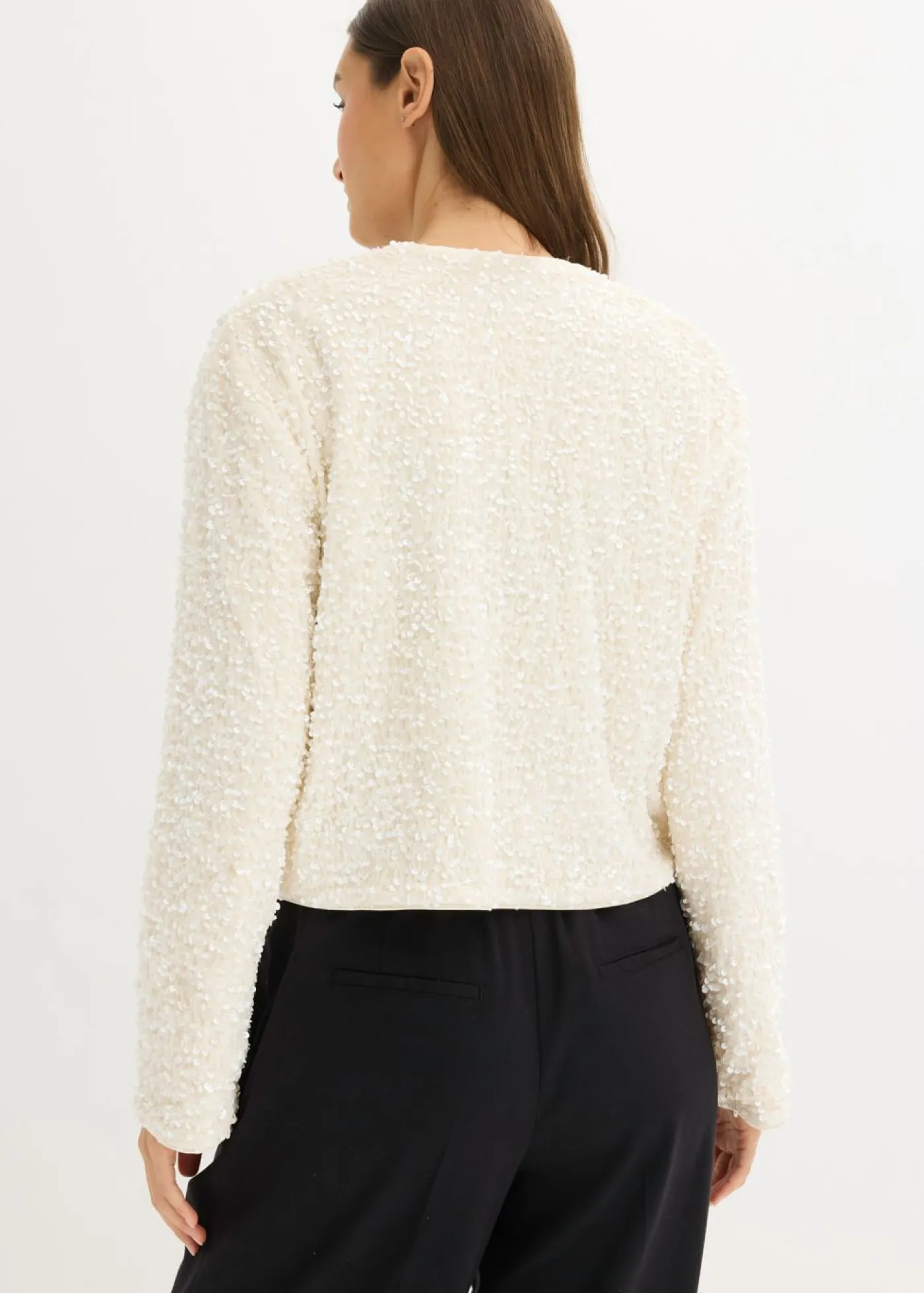 Mujer bonprix bonprix Chaqueta corta de lentejuelas