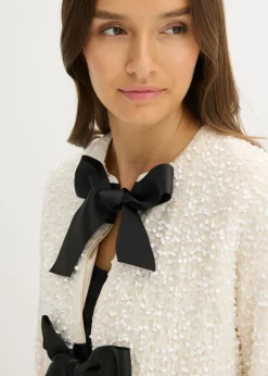 Mujer bonprix bonprix Chaqueta corta de lentejuelas