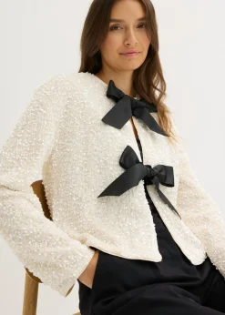Mujer bonprix bonprix Chaqueta corta de lentejuelas