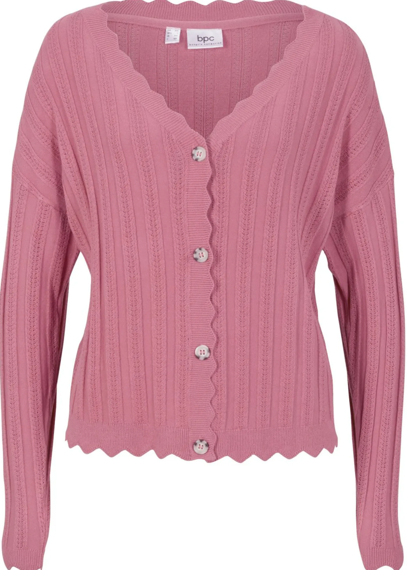 Mujer bonprix bonprix Chaqueta corta de punto ajour