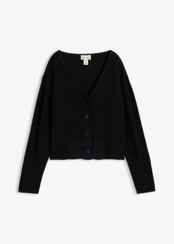 Mujer bonprix bonprix Chaqueta corta de punto de algodón orgánico puro