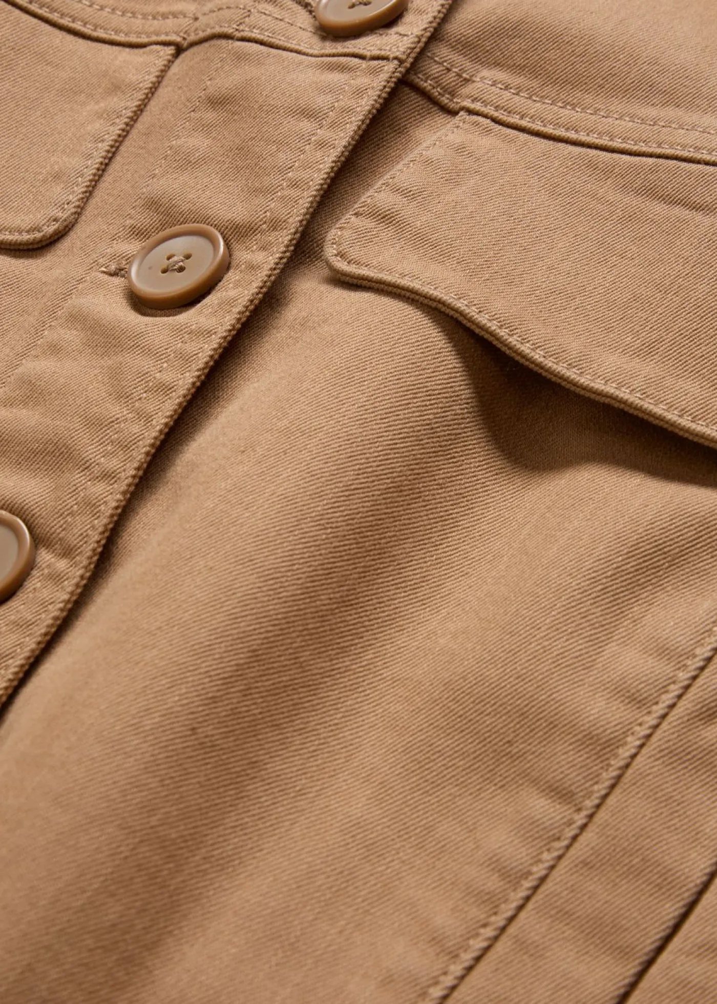 bonprix bonprix Chaquetas Y Abrigos>Chaqueta corta de sarga Camel