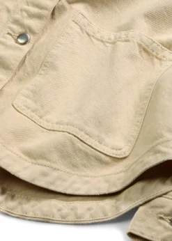 bonprix bonprix Chaquetas Y Abrigos|Novedades>Chaqueta de algodón puro Arena claro