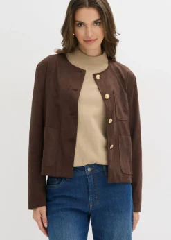 Mujer bonprix bonprix Chaqueta de ante sintético