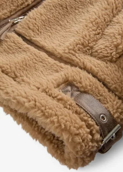 bonprix bonprix Chaquetas Y Abrigos>Chaqueta de borrego sintético Camel