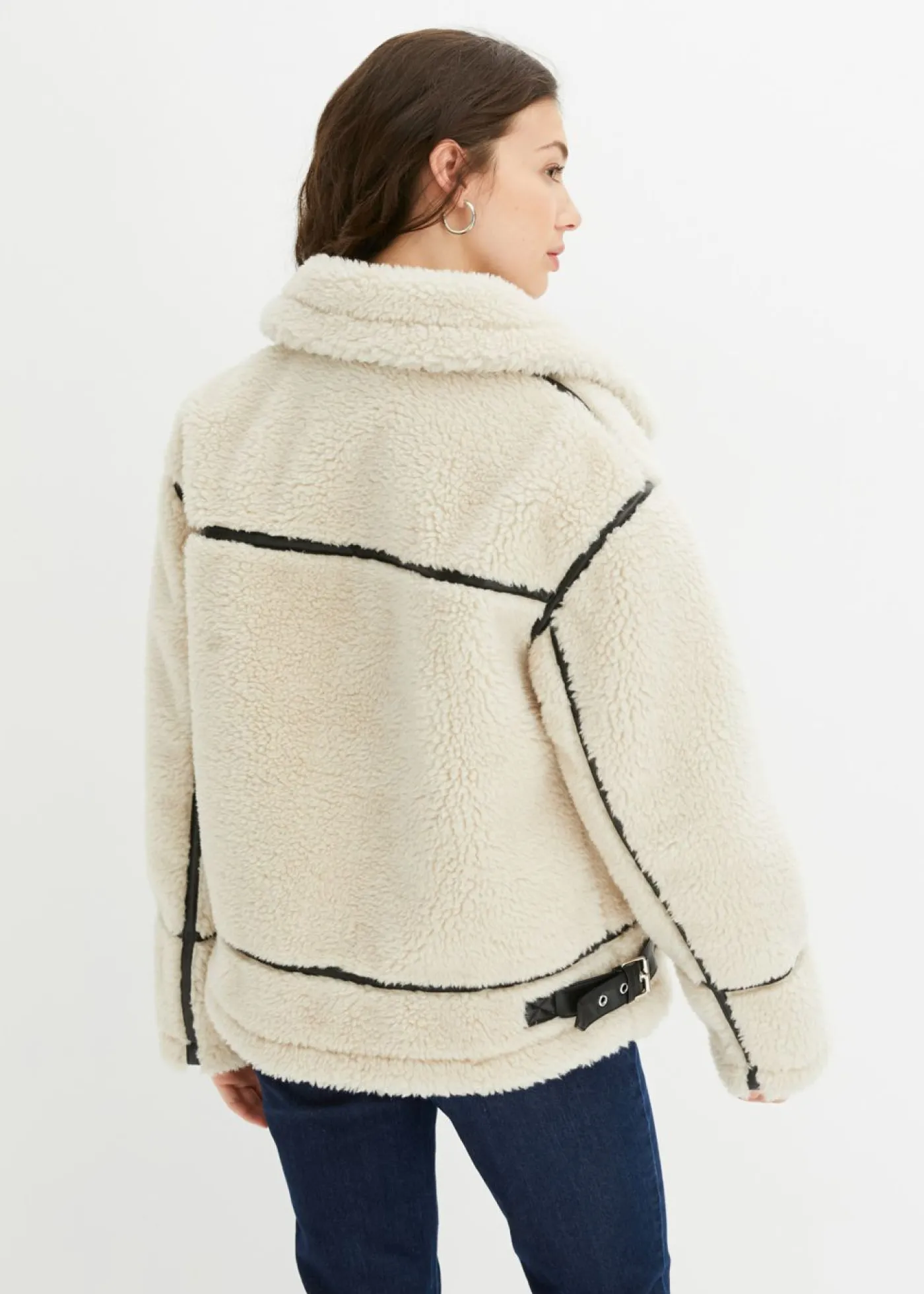 Mujer bonprix bonprix Chaqueta de borrego sintético