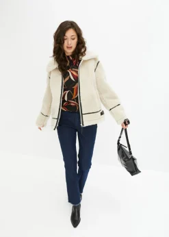 Mujer bonprix bonprix Chaqueta de borrego sintético