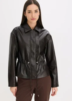 Mujer bonprix bonprix Chaqueta de charol sintético