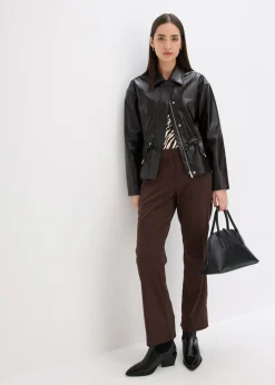 Mujer bonprix bonprix Chaqueta de charol sintético