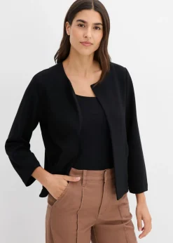 bonprix bonprix Ropa Cómoda|Novedades>Chaqueta de chándal Negro