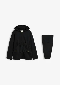 bonprix bonprix Premamá>Chaqueta de chándal 3 en 1 para el embarazo y después, con inserto para bebé Negro