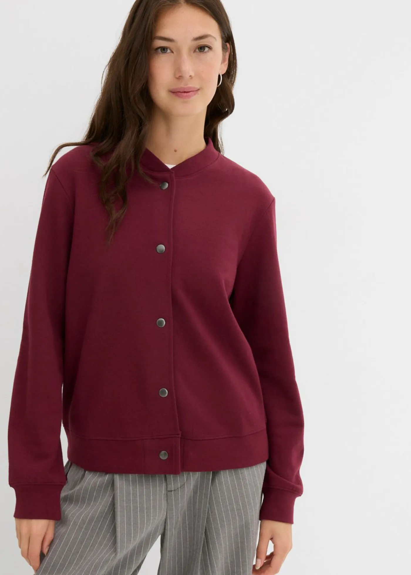 Mujer bonprix bonprix Chaqueta de chándal con botones