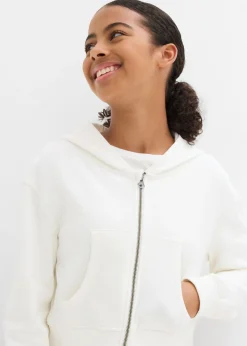 Niños bonprix bonprix Chaqueta de chándal con capucha de algodón orgánico