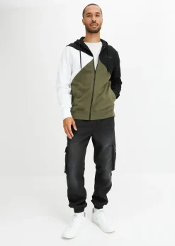 Hombre bonprix bonprix Chaqueta de chándal con capucha de algodón orgánico