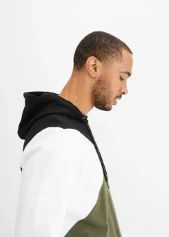 Hombre bonprix bonprix Chaqueta de chándal con capucha de algodón orgánico