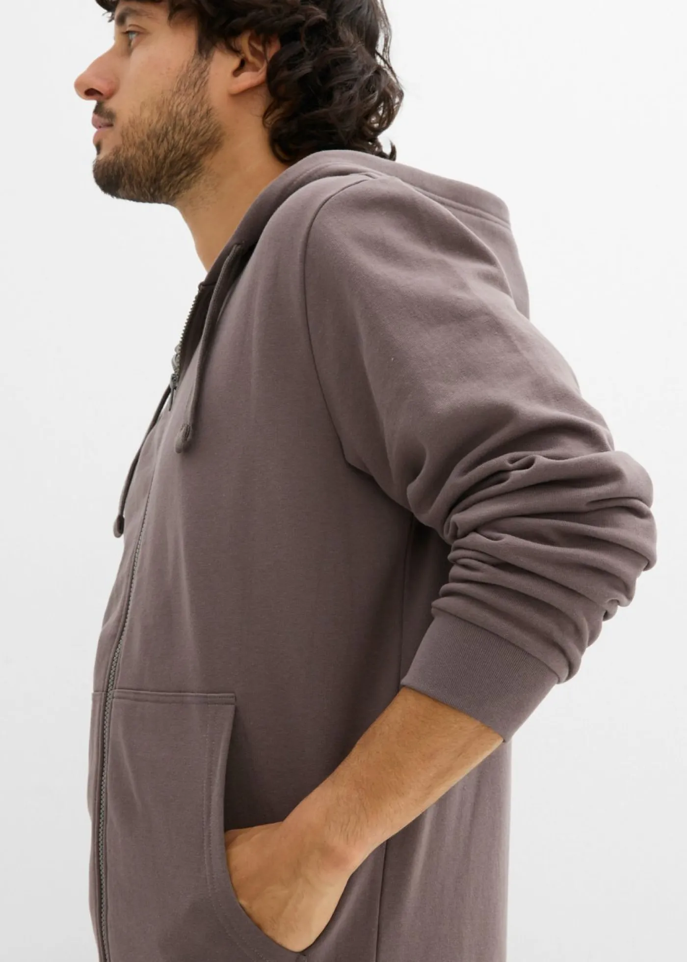 Hombre bonprix bonprix Chaqueta de chándal con capucha, regular fit